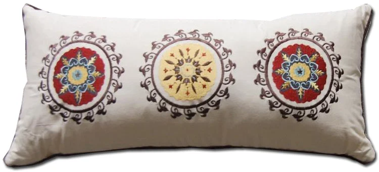 Soft and Fluffy Pillows for Bedroom ComfortGreenland Home Andorra Multi Dec. Pillow Neck