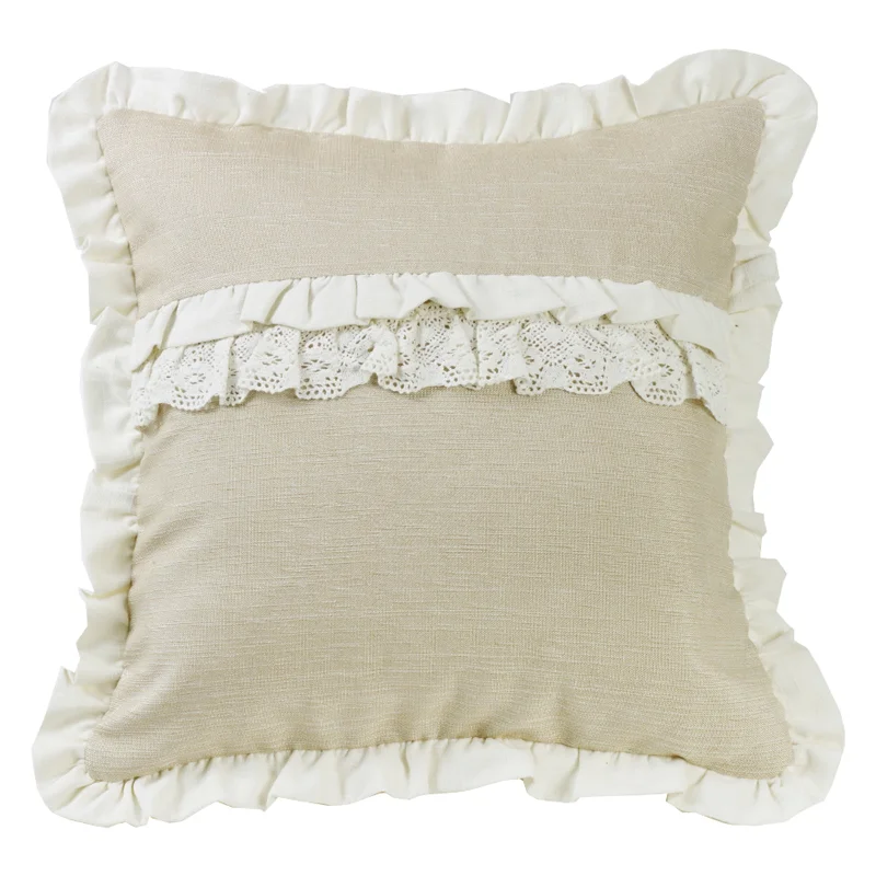 Lumbar Support Pillows for Car SeatsHiEnd Accents Ruffle Trim and Lace/Ruffle Accent Pillow