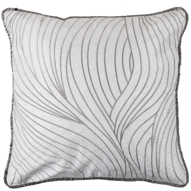 Firm Pillows for Side SleepersHiEnd Accents Zebra applique and wave embroidery Pillow