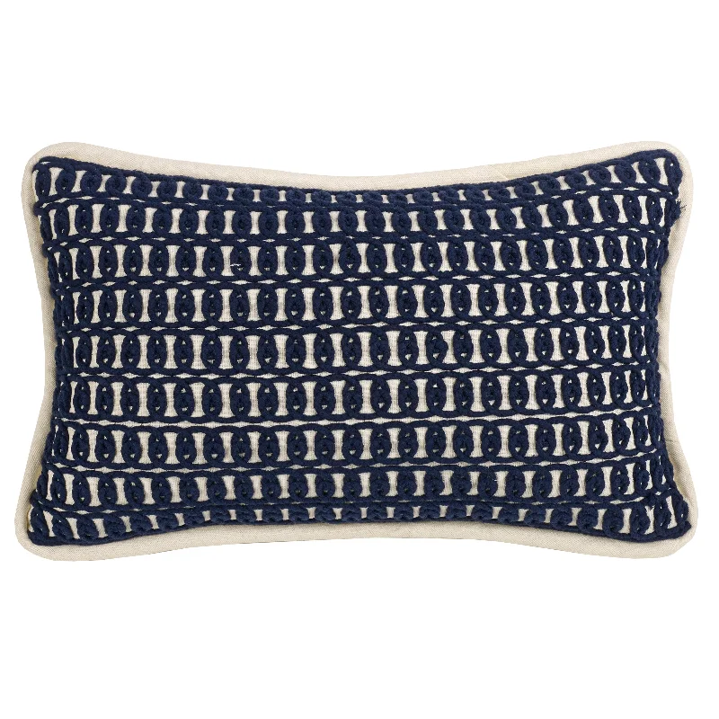 Cooling Pillows for Hot SleepersHiEnd Accents Monterrey Rope Embroidery Pillow