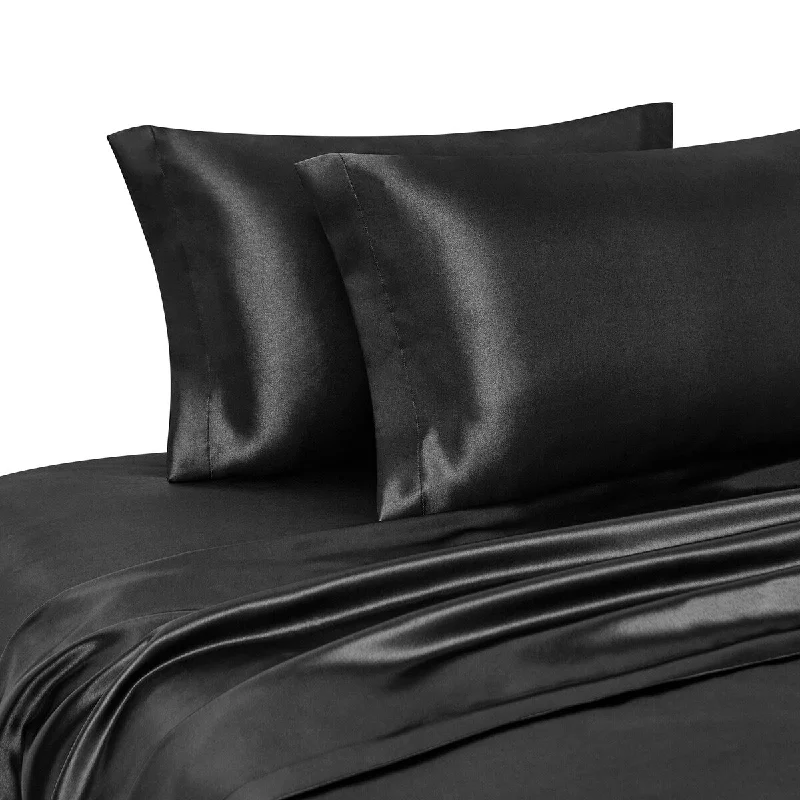 Hypoallergenic Silk Sheets for Sensitive SleepersMarquis By Waterford Jennet Satin Sheet Set