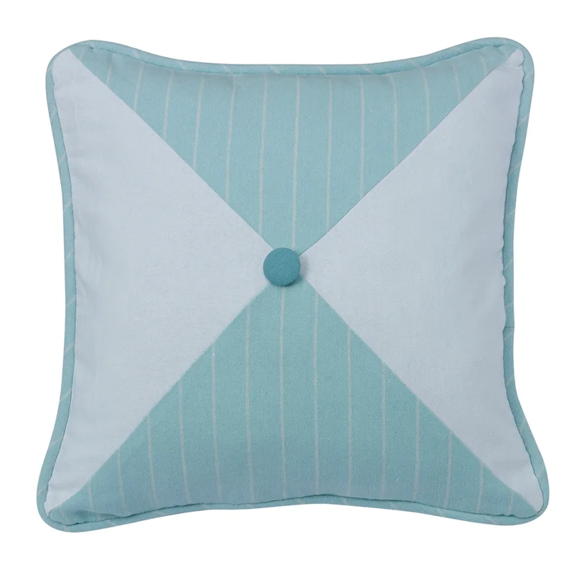 Cooling Pillows for Hot SleepersHiEnd Accents Striped pillow reversed to the chevron print