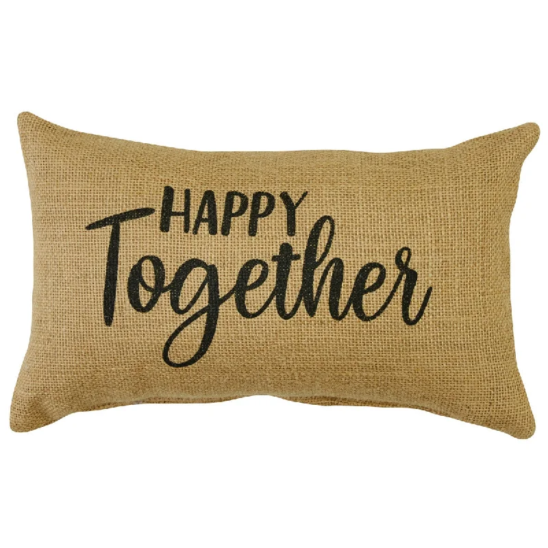 Orthopedic Pillows for Back Pain ReliefHappy Together Sentiment Pillow - 7x12 Park Designs