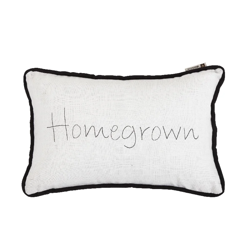 Firm Pillows for Side SleepersHiEnd Accents Homegrown Embroidery Pillow