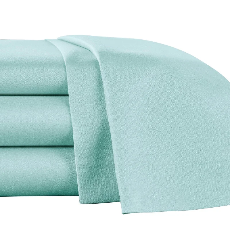 Hypoallergenic Silk Sheets for Sensitive SleepersSilky-smooth Solid Colored Microfiber Sheet Set