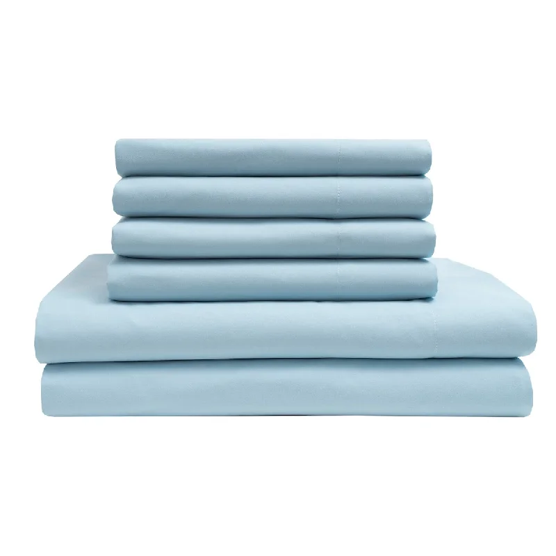 King - Size Sheet Sets with a Decorative Pillow SetAnti-Microbial Solid Super Sheet w/ Bonus Pillowcase