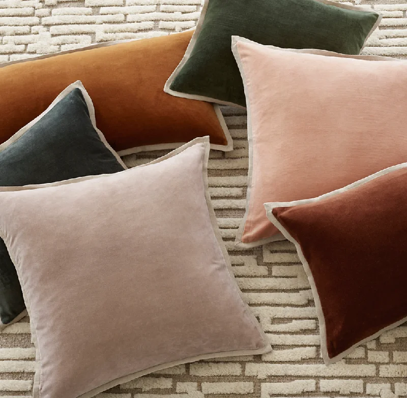 Bolster Pillows for Sofa DecorationGehry Velvet / Linen Pillow