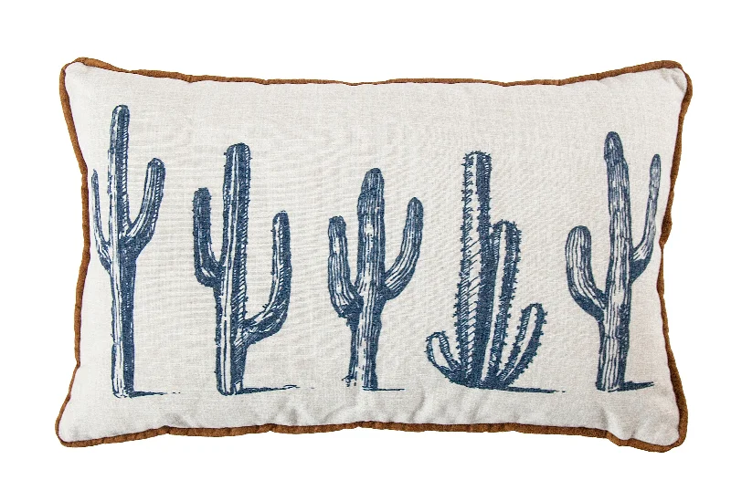 Bolster Pillows for Sofa DecorationHiEnd Accents 5 Cactus Linen Pillow