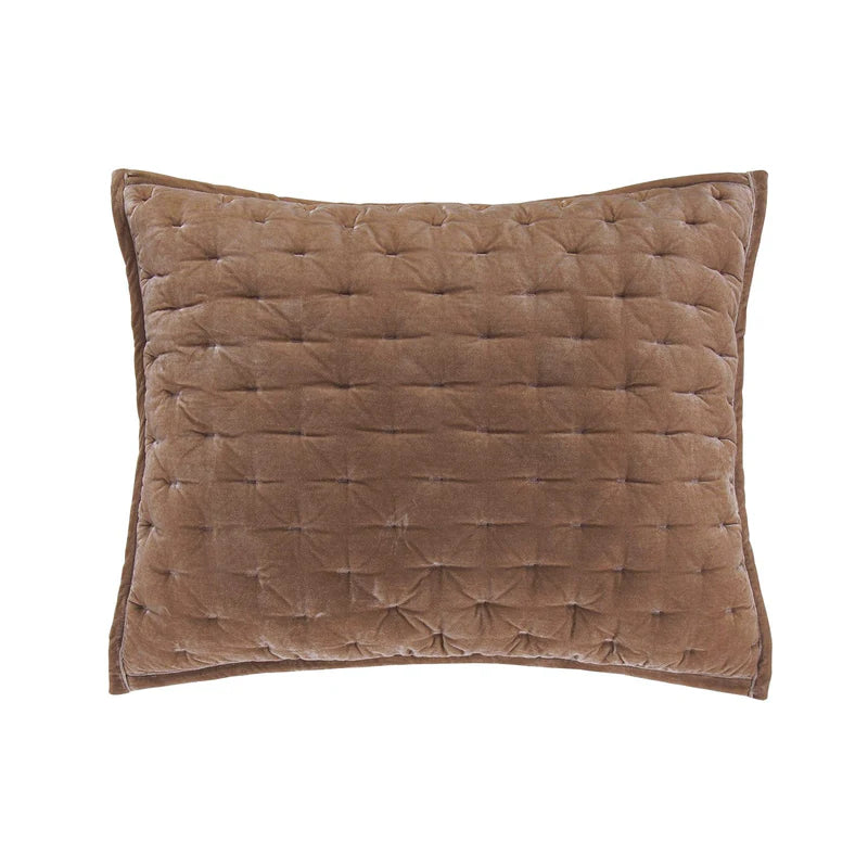 Soft and Fluffy Pillows for Bedroom ComfortStella Faux Silk Velvet Pillow Sham