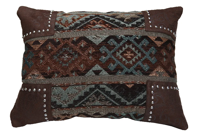 Lumbar Support Pillows for Car SeatsHiEnd Accents Navajo Scalloped Chenille PL