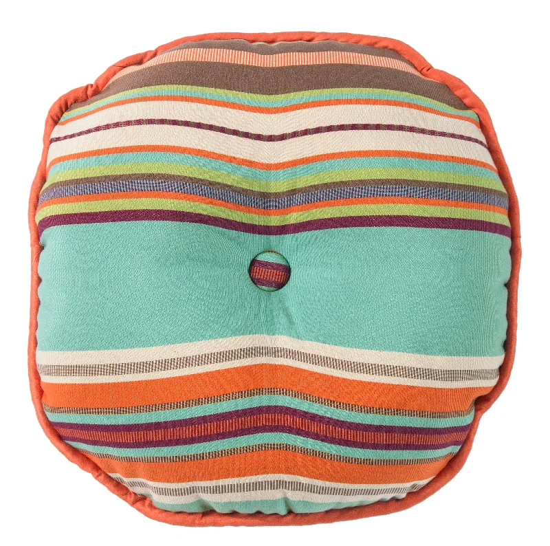 Kids Pillows with Fun DesignsHiEnd Accents Round Serape Pillow, 12``