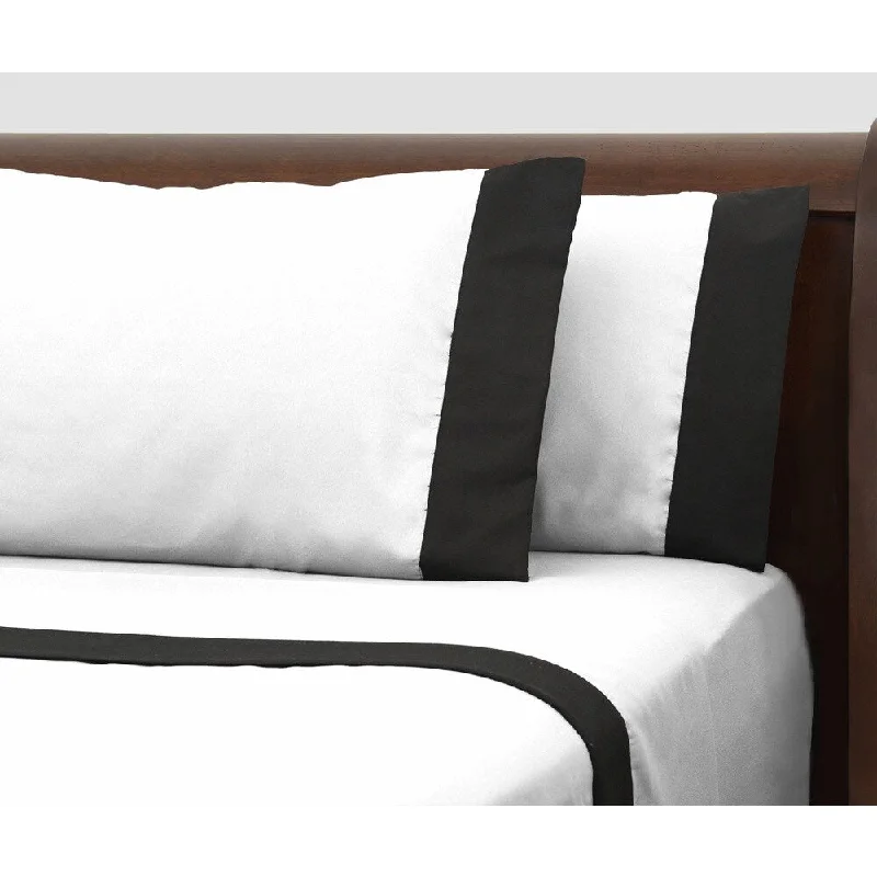 Sheet Sets with Multiple Pillowcase OptionsPresidential Suite Black Label White Sheet Set