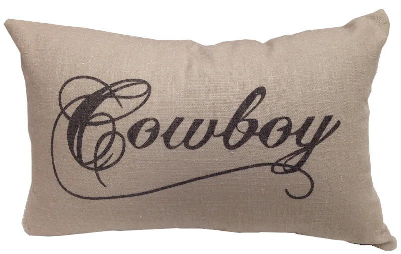 Memory Foam Pillows for Neck SupportHiEnd Accents Cowboy Linen Pillow