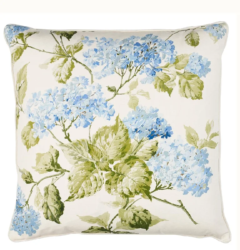 Square Pillows for Modern Home DecorSummer Hydrangea Pillow