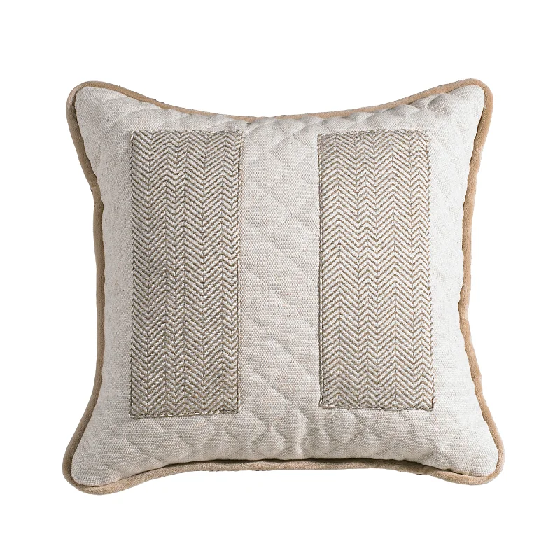 Travel Pillows for Long JourneysHiEnd Accents Herringbone Pocket Pillow