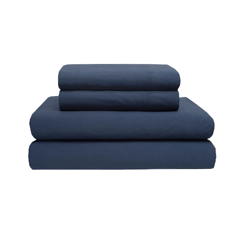 Thermal - Regulating Bamboo Sheets for All - Season ComfortJersey Knit Cotton Sheet Set