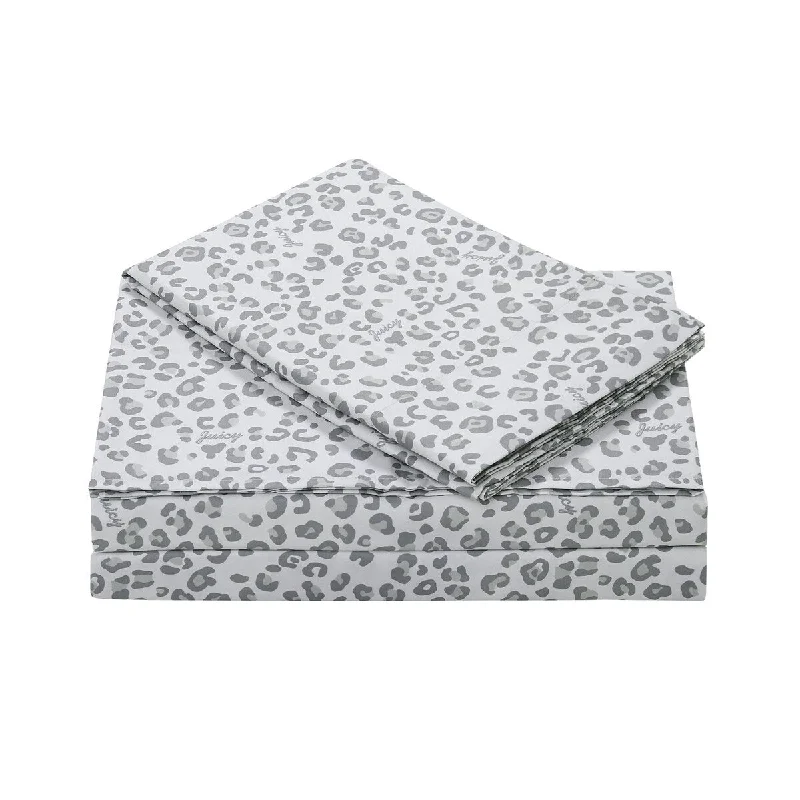 Organic Flannel Sheets for a Natural and Warm SleepJuicy Couture Silver Leopard Microfiber Sheet Set