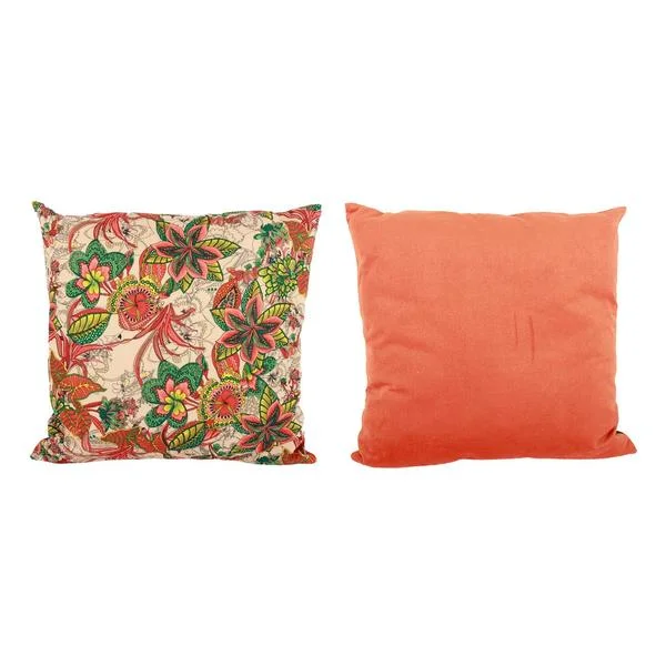 Velvet Pillows for a Touch of EleganceBenzara 22 X 22 Inch Pillow with Intricate Floral Embroidery, Set of 2, Multicolor