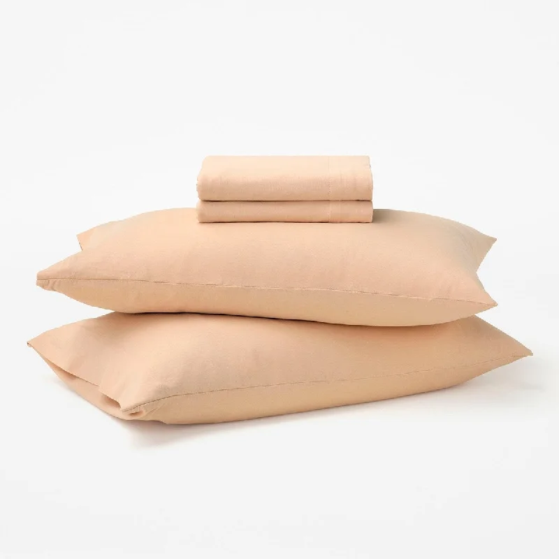 Hypoallergenic Silk Sheets for Sensitive SleepersTuft & Needle Melon Organic Jersey Sheet Set