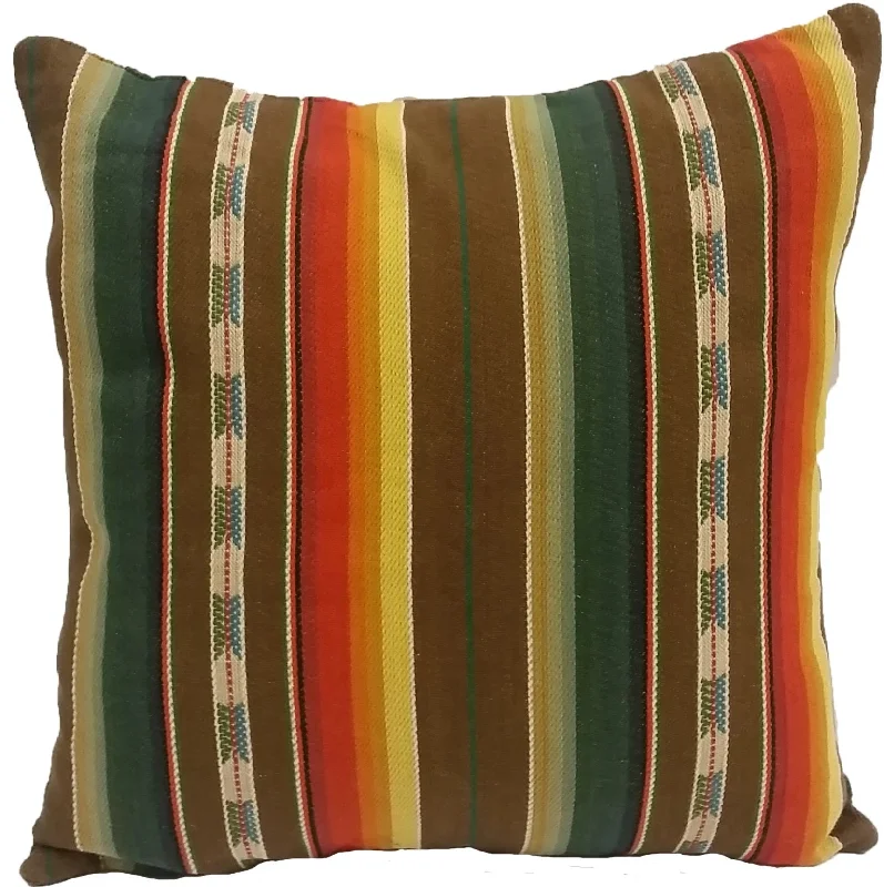 Velvet Pillows for a Touch of EleganceDurango Stripe Serape Pillow