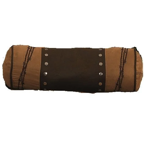 Adjustable Pillows for Customized ComfortHiEnd Accents Barbwire Neckroll