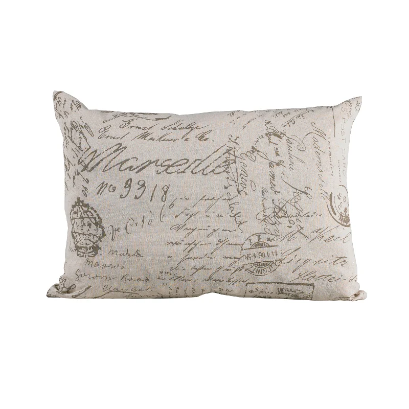 Silk Pillows for Smooth Skin and HairHiEnd Accents Printed Linen Pillow