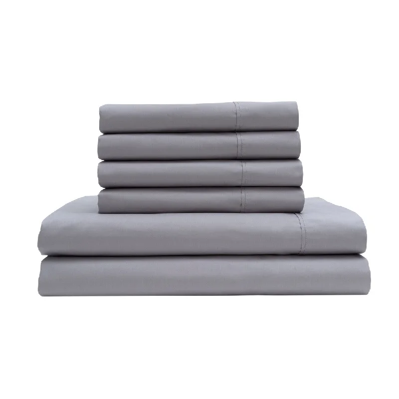 Anti - Pill Microfiber Sheets for a Smooth Appearance800TC Anti-Microbial Bonus Cotton Cal King Sheet Set