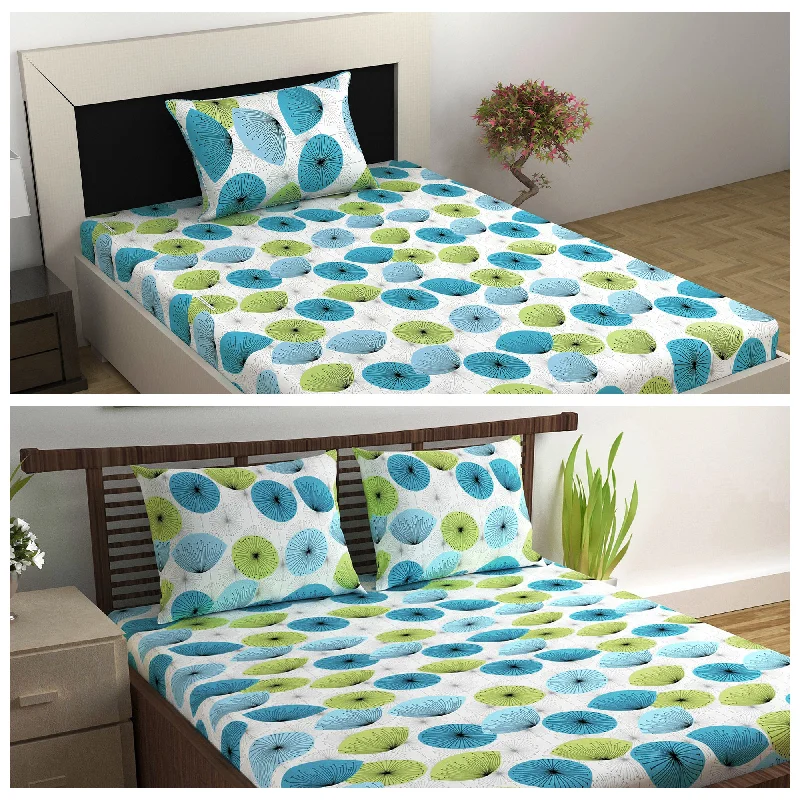 Twin - Size Sheet Sets with a Pillow ProtectorDandelions Combo Bedsheet for Single and Double Bed