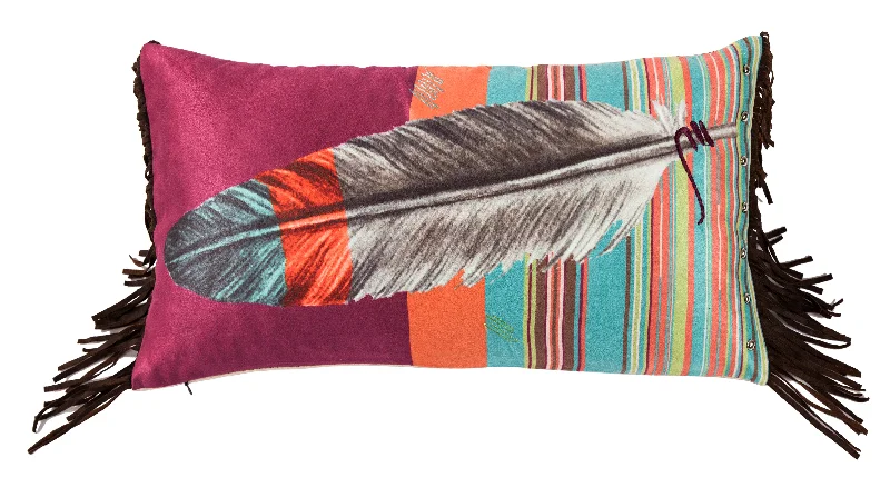 Cooling Pillows for Hot SleepersHiEnd Accents Feather Pillow with Embroidery Details