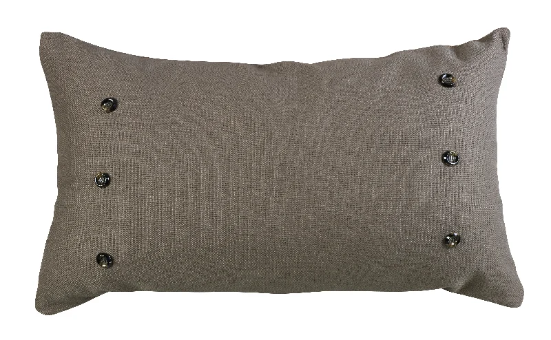 Travel Pillows for Long JourneysHiEnd Accents Taupe Gray Pillow