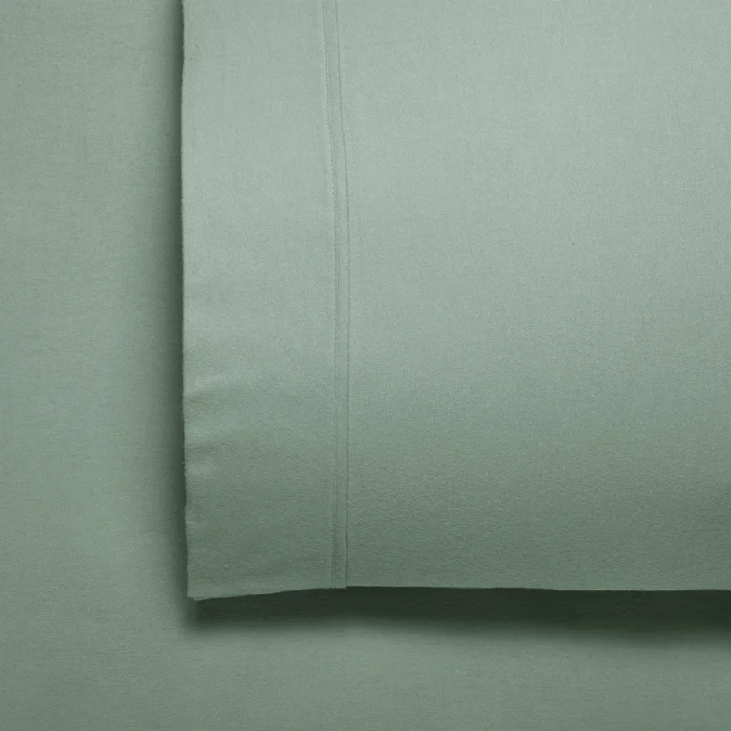 Rayon - Cotton Sheets for a Breathable and Soft BlendFletcher Flannelette Cotton Sheet Sets Sage