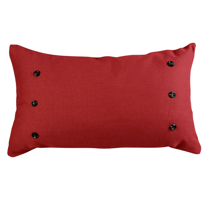 Decorative Pillows for Living Room MakeoverHiEnd Accents Prescott Red Pillow