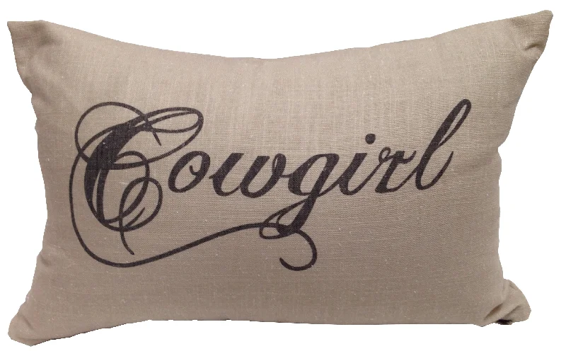 Pregnancy Pillows for Expectant MothersHiEnd Accents Cowgirl Linen Pillow