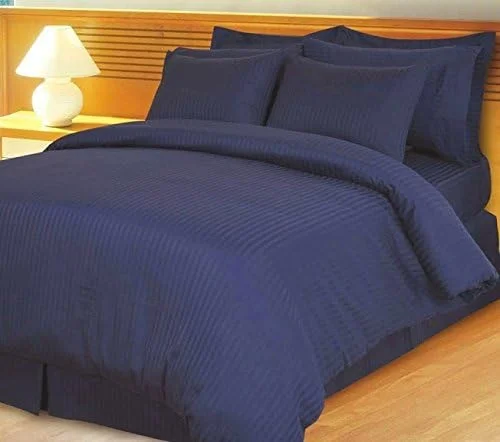 Solid - colored duvet covers in classic colors like white, black, and navy for a timeless look1500 Thread Count Solid Navy Duvet Cover Set Egyptian Cotton