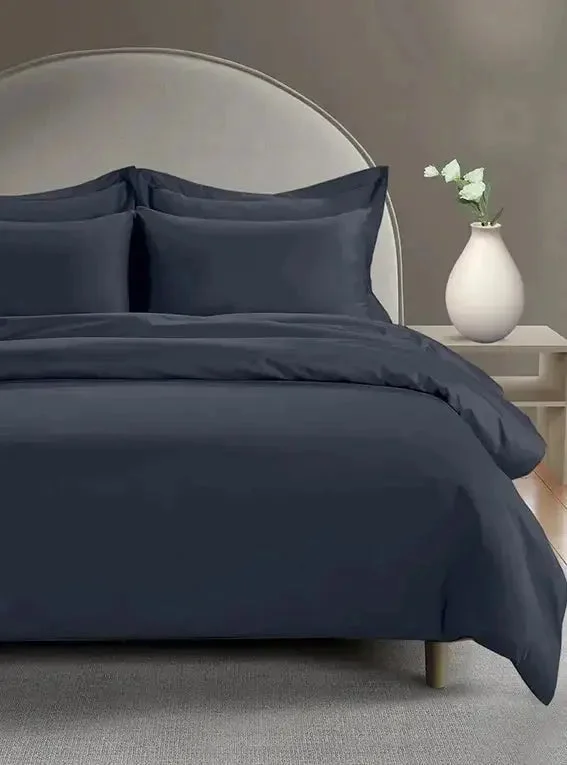 Minimalist - style duvet covers with clean lines and simple designs800 Thread Count Egyptian Cotton Grand Splendour LUXE Graphite Grey Bedding Set