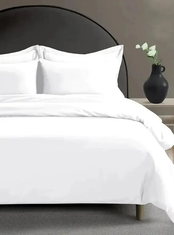 Zipper - closure duvet covers for easy removal and washing800 Thread Count Egyptian Cotton Grand Splendour LUXE White Bedding Set