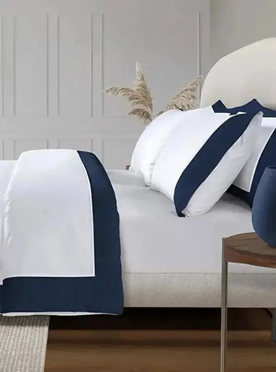 Children's - room duvet covers with fun and colorful designs800 Thread Count Egyptian Cotton Windsor LUXE Bedding Set - Navy