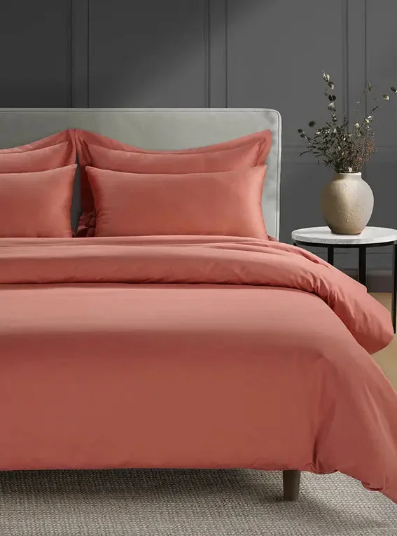 Minimalist - style duvet covers with clean lines and simple designsTerra Cotta 800 Thread Count Sateen Duvet Cover