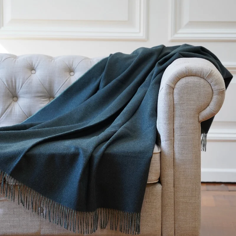 Rayon from bamboo blankets for a silky and breathable feelClassic Baby Alpaca Solid Throw