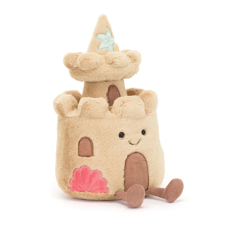 Microfiber blankets that are durable and easy to care forJellycat Amuseables Sandcastle