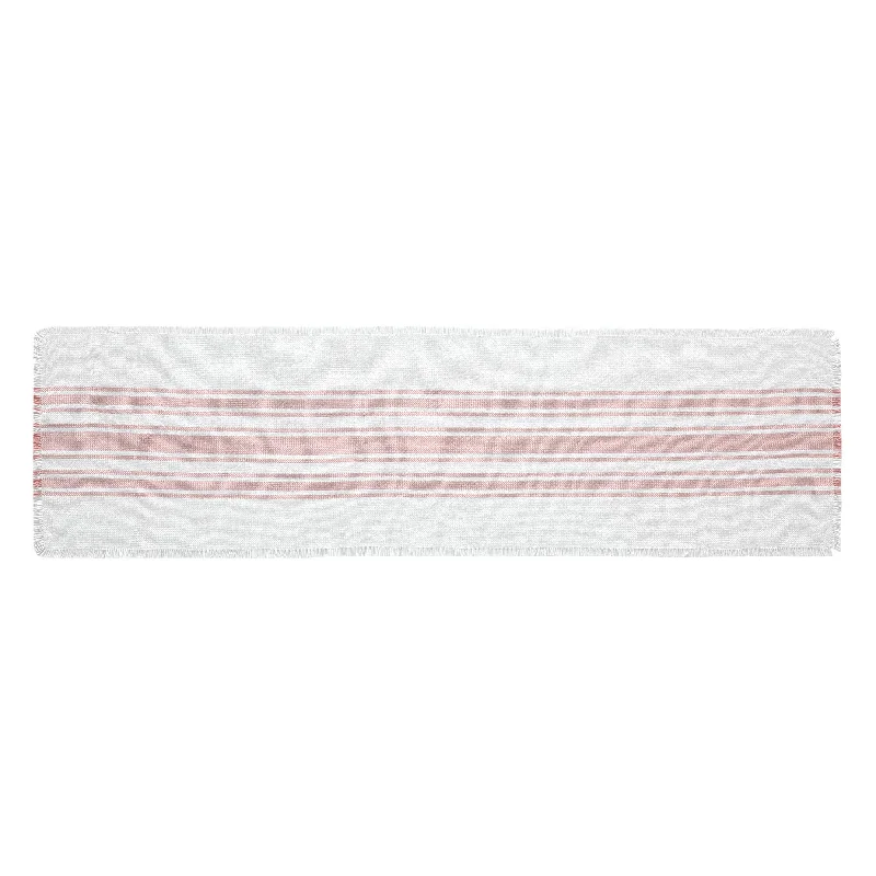 Antique White Stripe Coral Indoor/Outdoor Runner 12x48