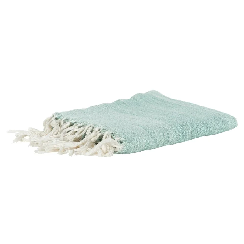 Rayon from bamboo blankets for a silky and breathable feelAqua Woven 100% Poly Pet Throw Blanket