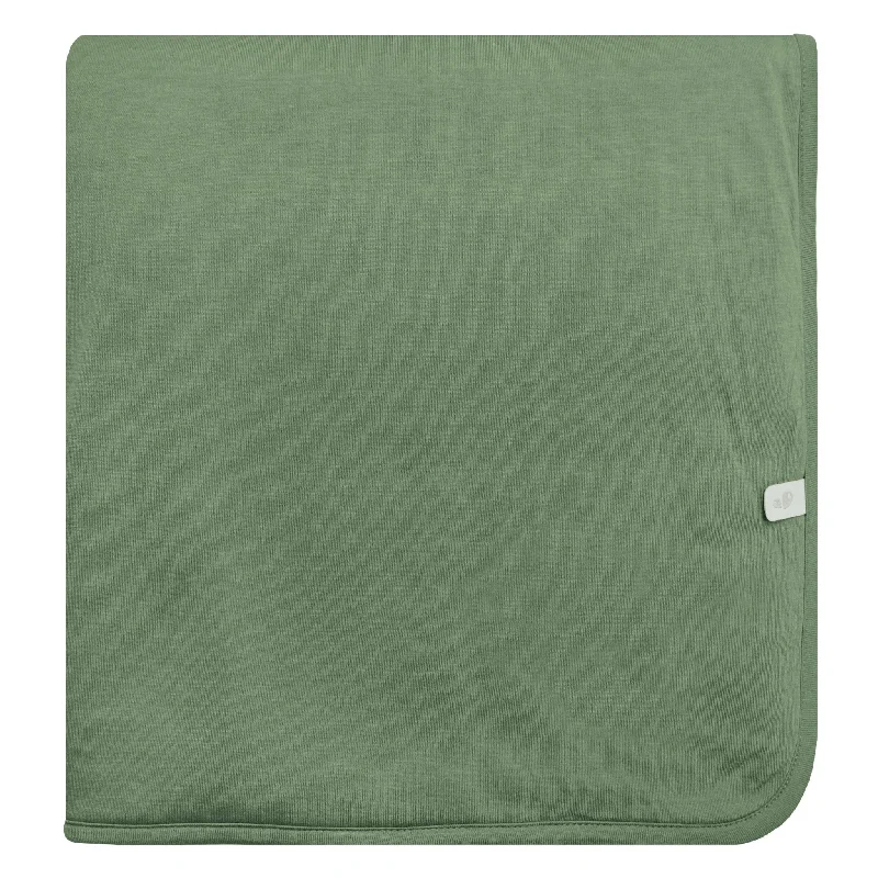 Mohair blankets with a unique sheen and softnessBamboo blanket - Hunter green