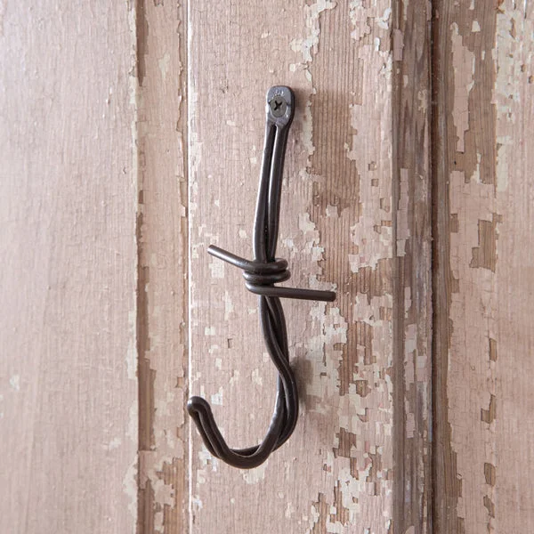 Barbed Wire Wall Hook - Box of 4