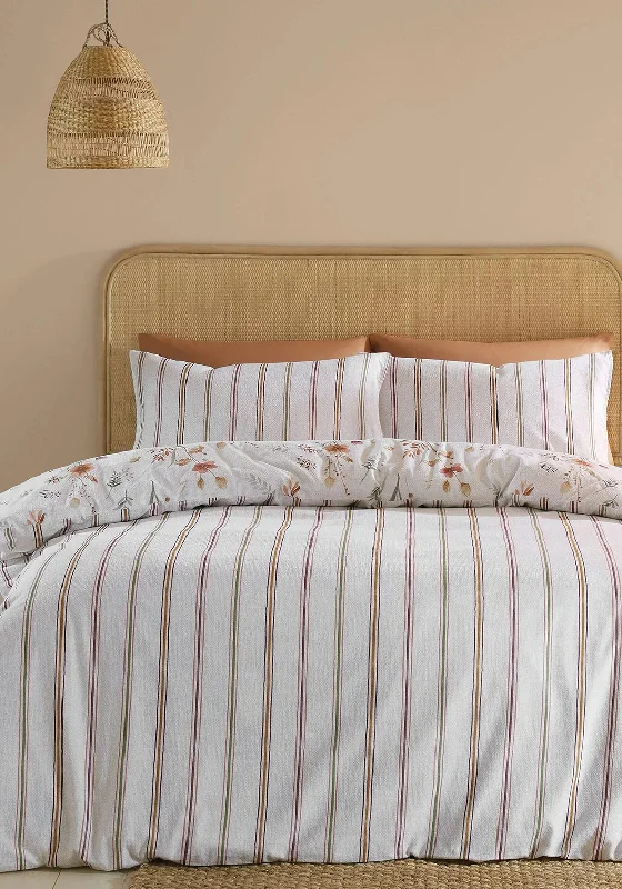 Light - blocking duvet covers for a better sleep during the dayCatherine Lansfield Harvest Flowers Brushed Cotton Duvet Cover Set, Natural