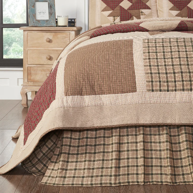 Bed skirts for beds with a wooden frameCider Mill Queen Bed Skirt 60x80x16