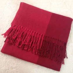 Cashmere blankets for ultimate softness and luxuryClassic Two Tone Orchid Throw