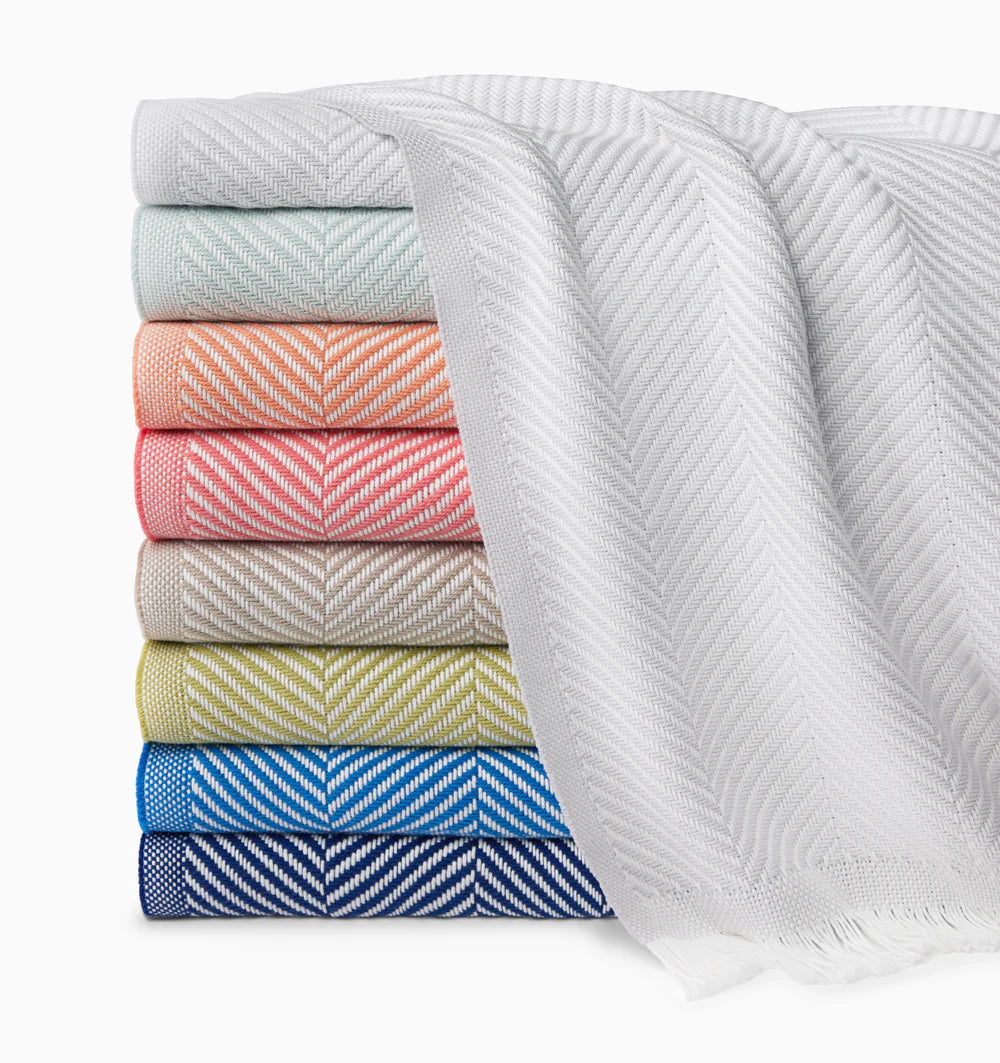 Recycled polyester blankets for an eco - conscious optionCosta Cotton Herringbone Throw