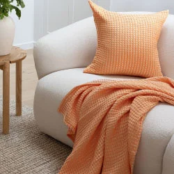 Microfiber blankets that are durable and easy to care forDora Peach Throw (130 x 180cm)