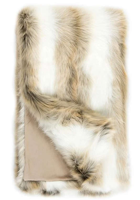 Acrylic blankets for a soft and affordable alternativeNew Arctic Fox Throw